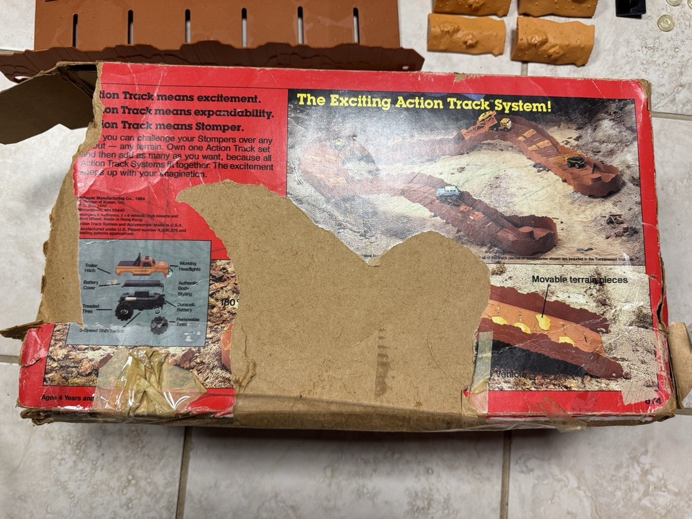 1983/84 Scraper Stomper Tumbleweed Trail Set Action Track System