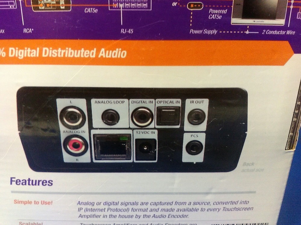 Graphite Five Multi-Source Multi Zone Audio Encoder New In Box