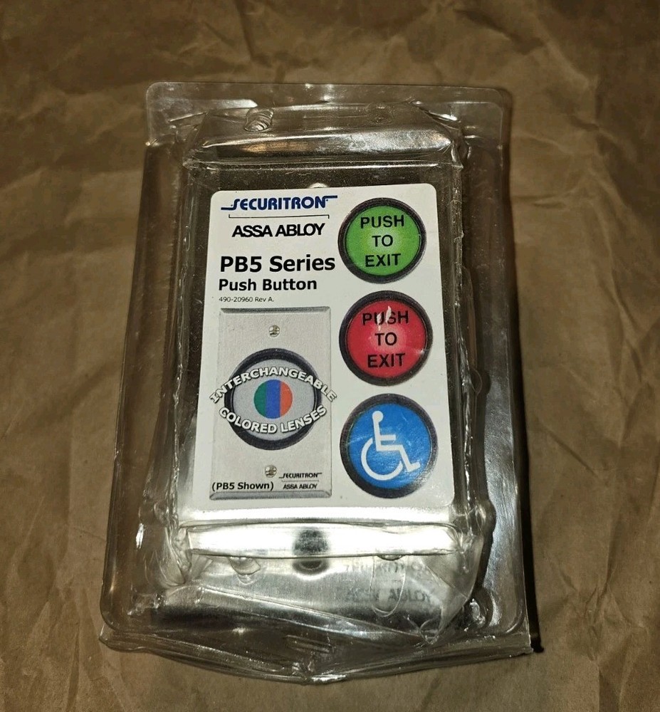 SECURITRON PB5 Series Push Button