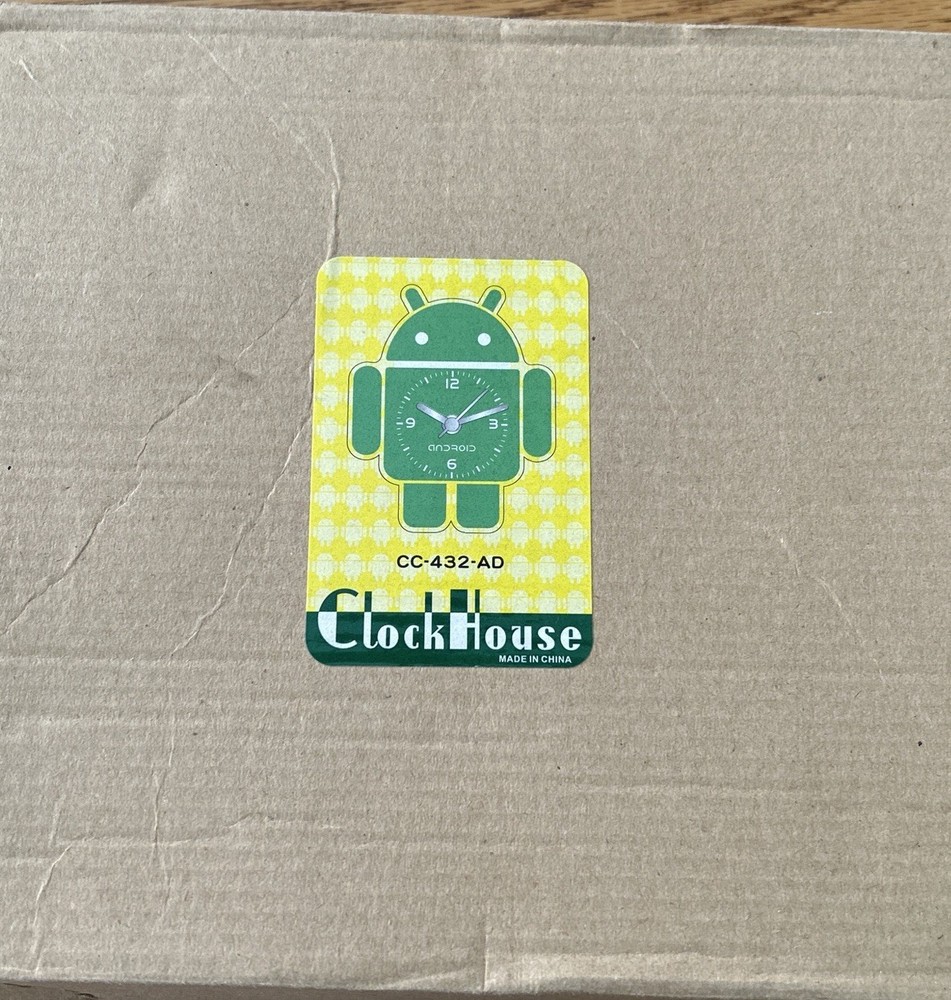 Android Analog Robot Clock “Bugdroid”