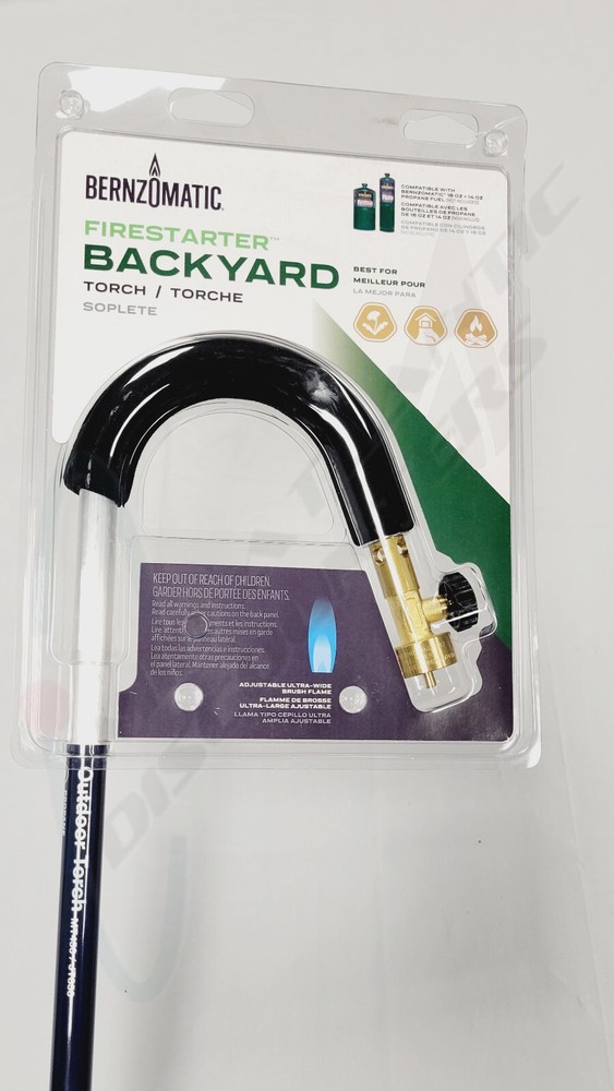 3pk Bernzomatic Fire Starter Backyard Trigger Start Propane Torch JT850 Outdoor