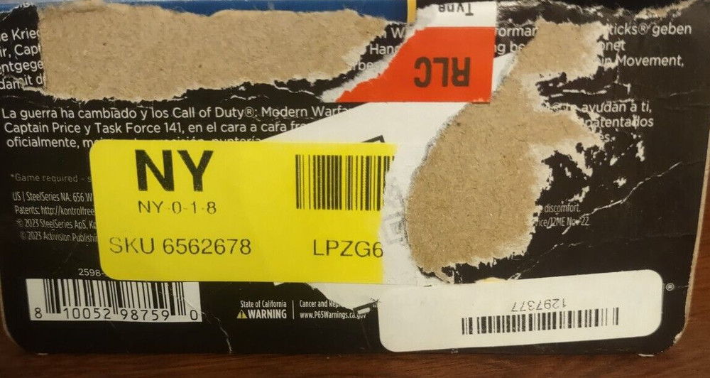 KontrolFreek COD: Modern Warfare III Performance Thumbsticks Xbox, damaged box