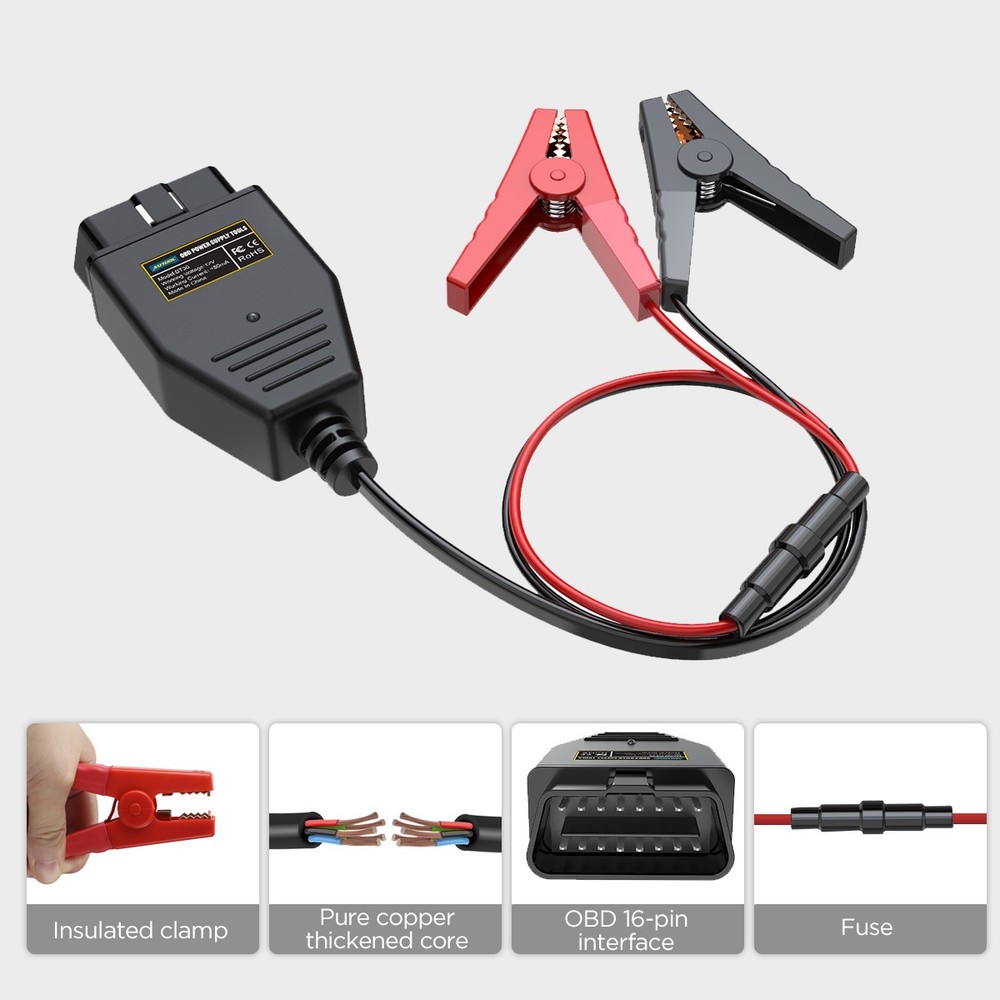 OBD2 Car Memory Saver Protection Connector Car Battery Computer ECU Protector US