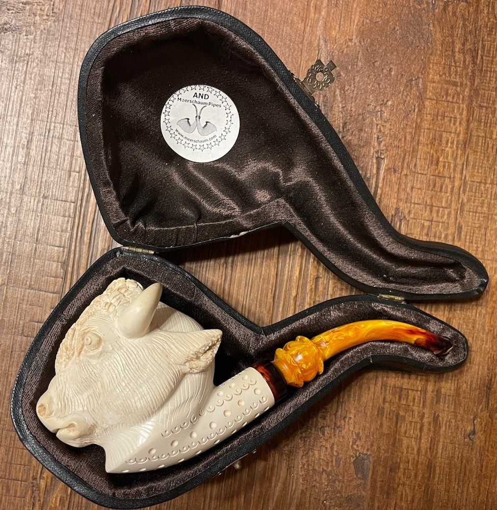 Meerschaum Smoking Pipe * Buffalo - NEW