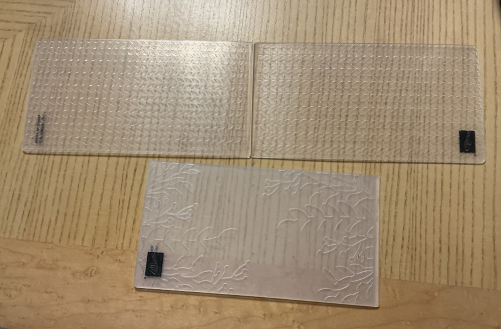 Stampin Up! Greenery embossing folders