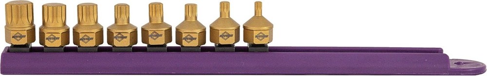Low-Profile Triple Square Bits, 8-Piece Set
