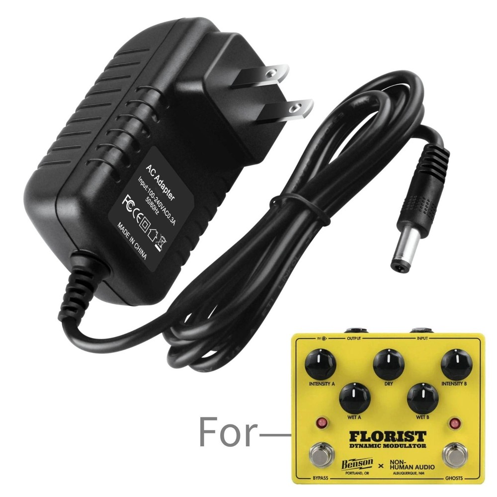 AC Adapter for Benson Amps Florist Dynamic Modulator Pedal