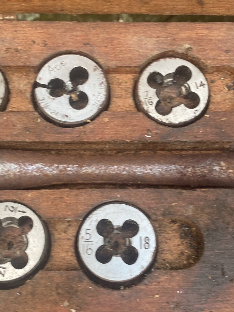 Vintage Tap Set W/ Case