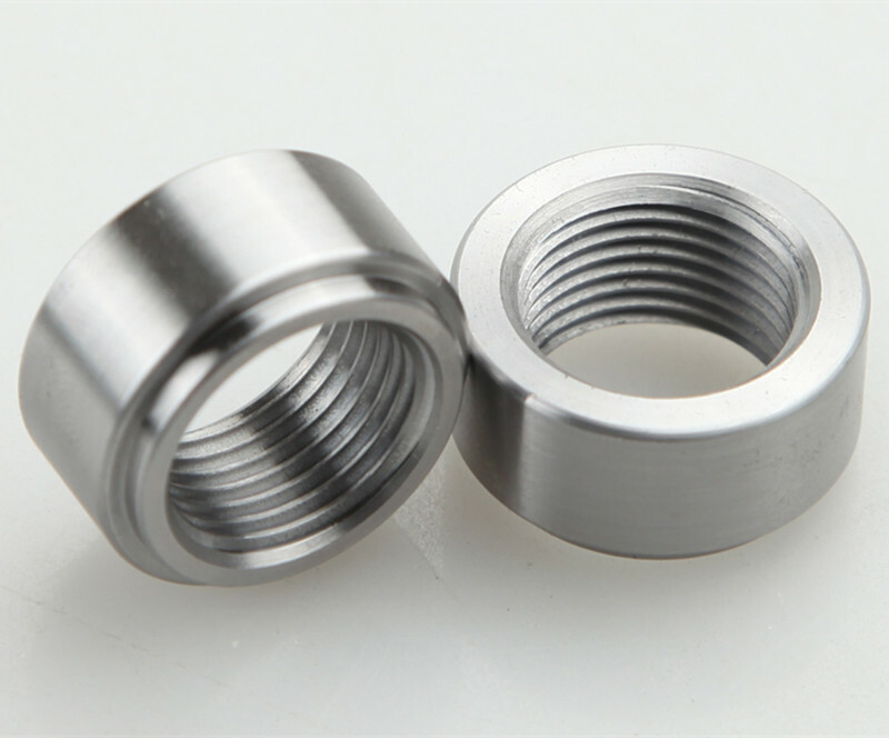 2PCS O2 Oxygen Sensor Nut Bung M18 X 1.5 Thread Mild Steel Nut Fitting