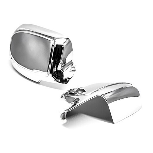 Quality Accessories Triple Chrome Plated Full Mirror Covers Compatible with