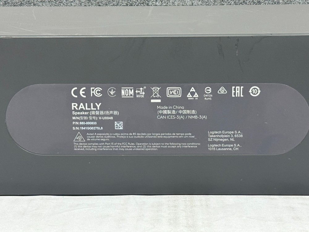 Logitech Rally Speaker - Left