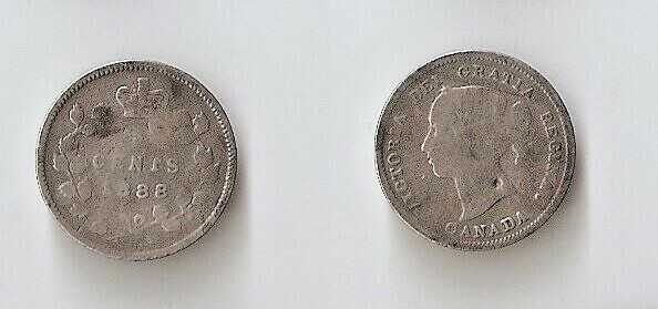 Canada 5 cents 1888