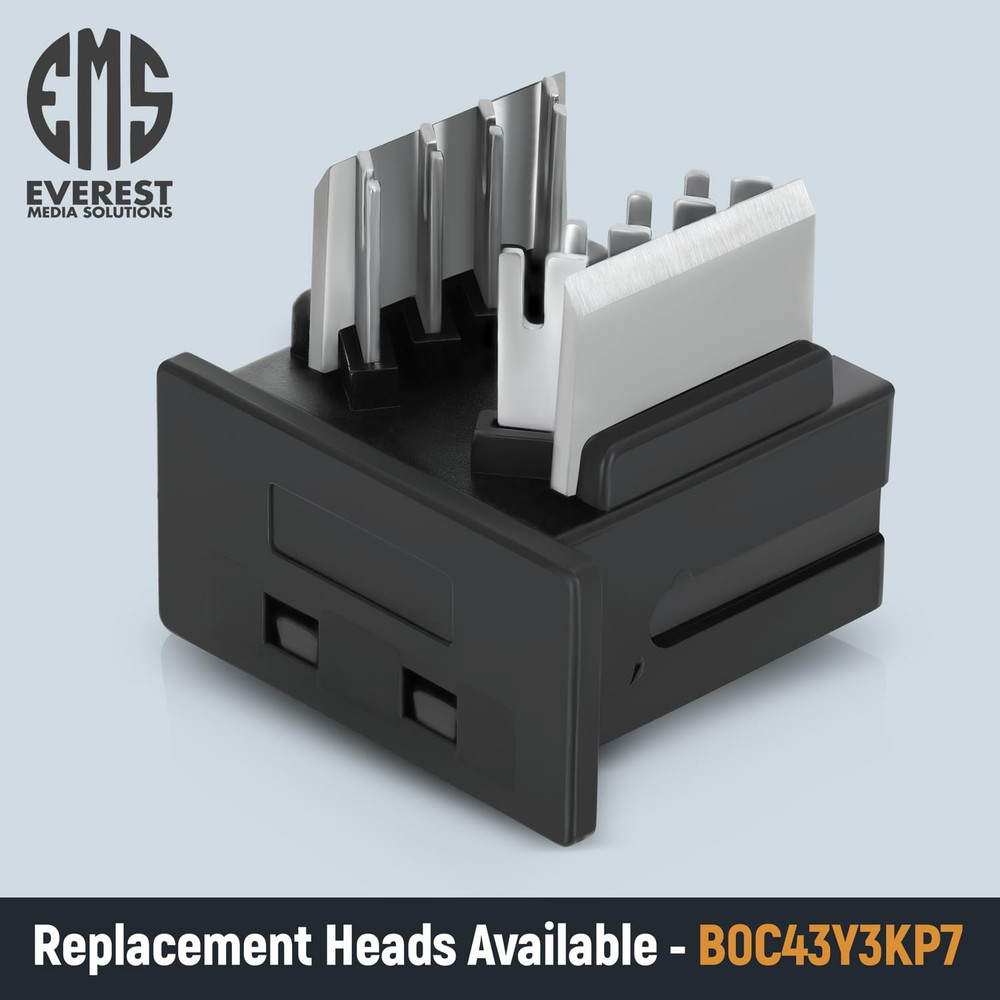 Everest 45Term - 45° Angled Speed Termination Keystone Tool - Time Saver Network
