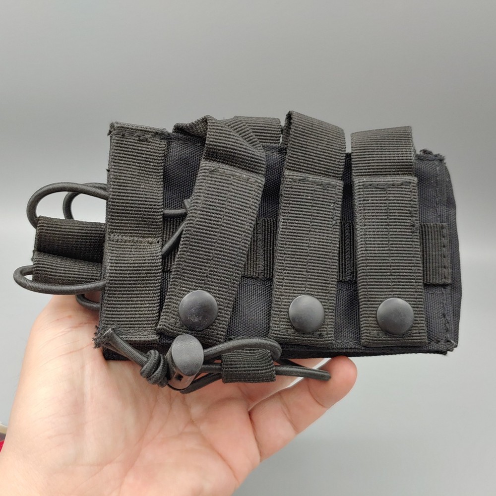 Fox Tactical Horizontal Quick Stack Hold 2 Magazines Black Item No #57-3311 NWT