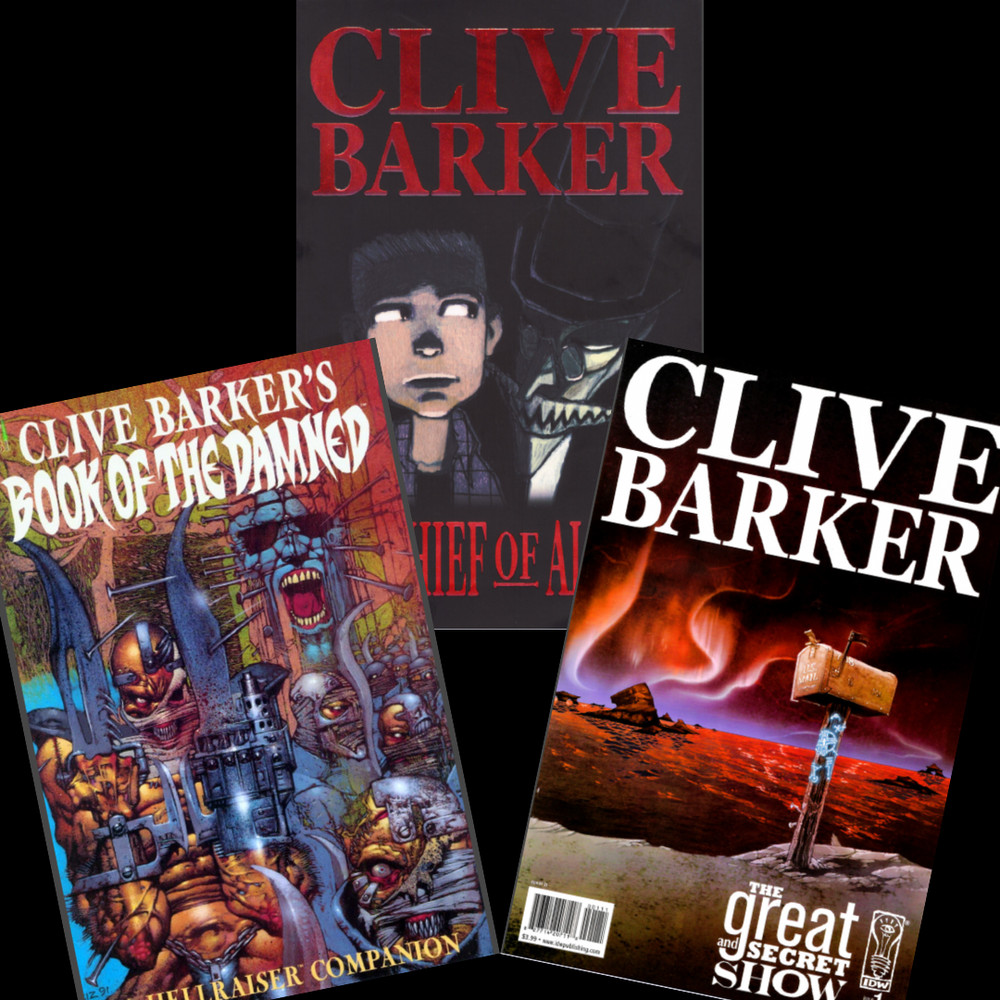 Clive Barker Complete Comic Bundle Novels Digital Collection