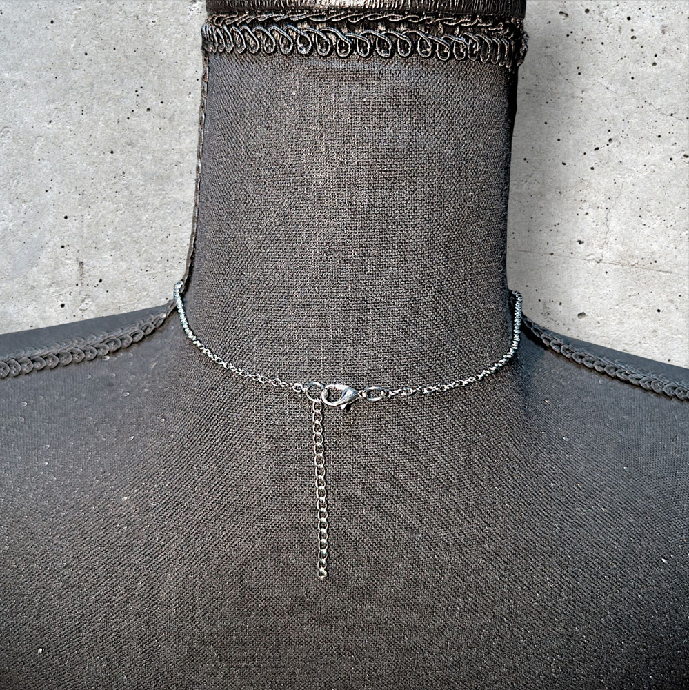 Celeste Aqua Grape Vine Necklace