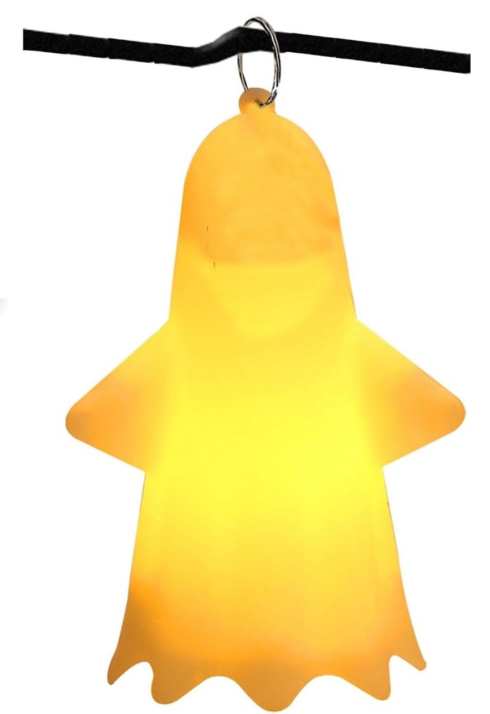 LED Glow Ghost Halloween Hanging Ornament