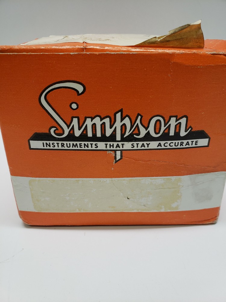 6625009015571 VOLTMETER Simpson