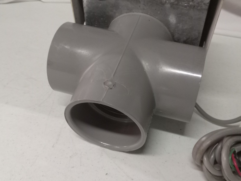 Heliotrope Flo-Verter HM 4000 12 VAC Motorized 2" CPVC 3-Way Diverting Valve NOS