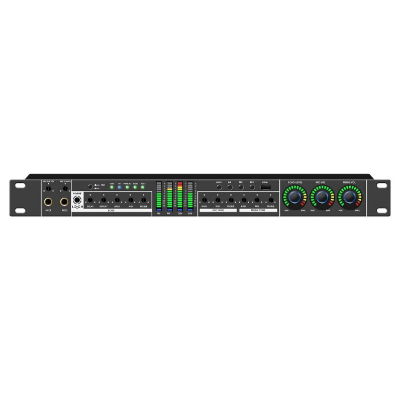 Professional Karaoke Processor Audio Processor Pre-Effects KTV Digital Audio USA
