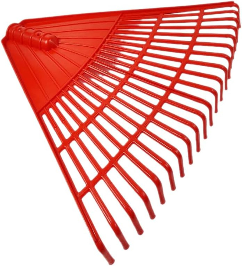 Lightweight Plastic Leaf Rake for Yard with 21 Teeth Large Garden Rake for Lawn