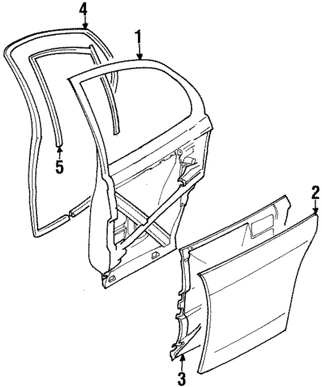 Genuine GM Exterior Panel 21112401
