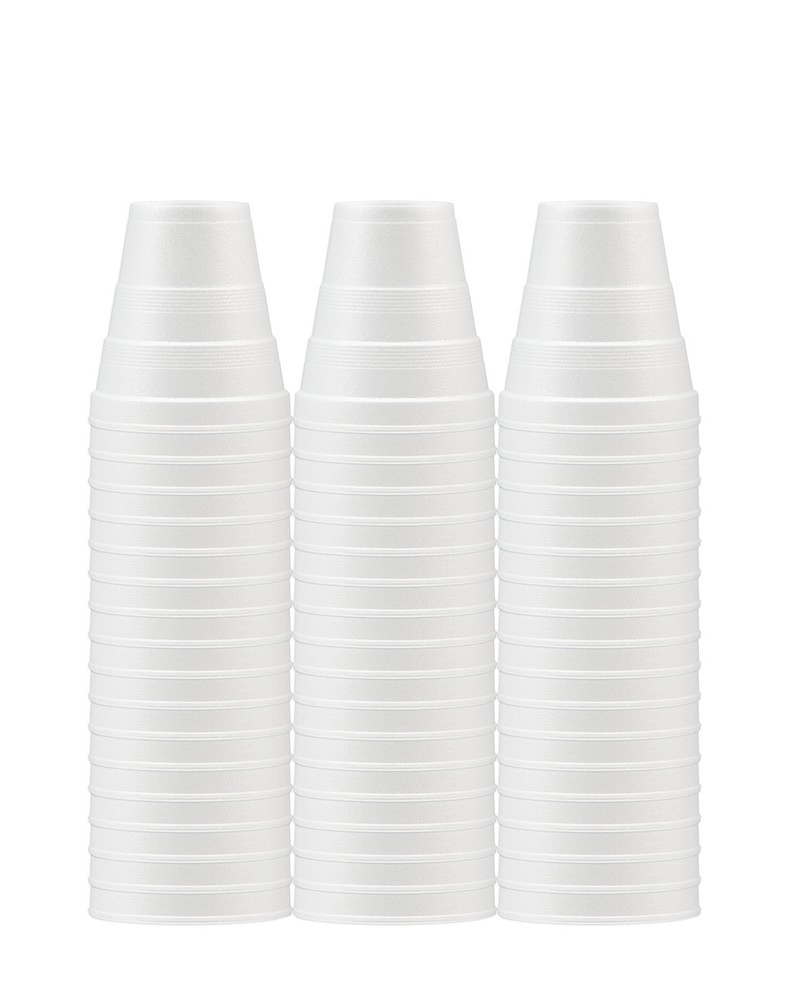 (8 pack) Great Value Disposable Foam Cups, 8 Ounce, 50 Count