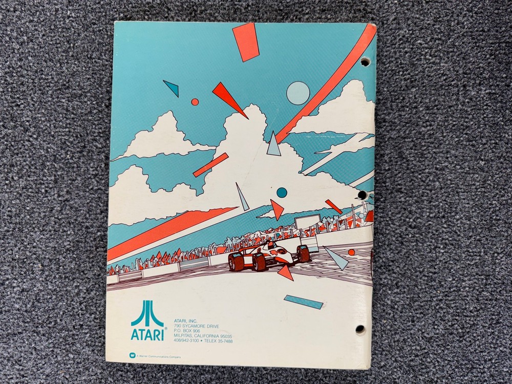 Atari Pole Position Arcade Video Game Manual Schematics ORIGINAL