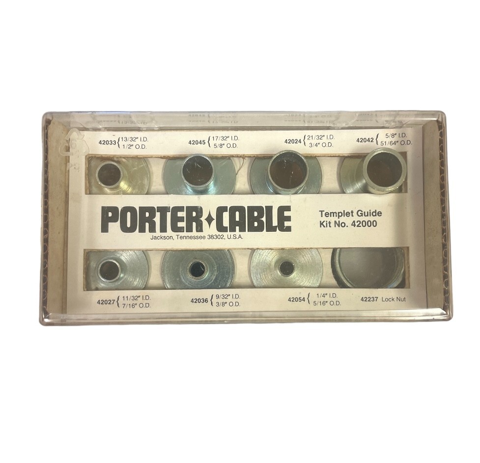 Porter Cable Template Guide Kit 42000