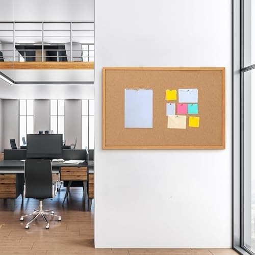 Cork Bulletin Board Wall Frame