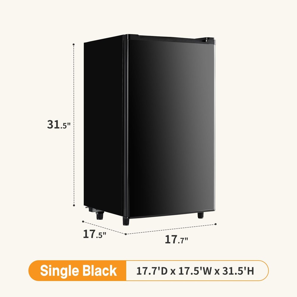 Mini Fridge with Freezer, 3.2 Cu.Ft Mini Refrigerators, Small Beverage Fridge...