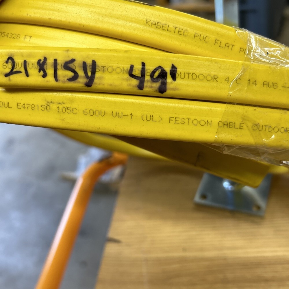CONDUCTIX FLAT CABLE Festoon Wire And Hardware As Per Photo