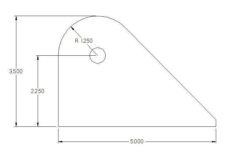 OFFROAD ANONYMOUS Angled Tab-Size: Medium, Thickness: 1/4"