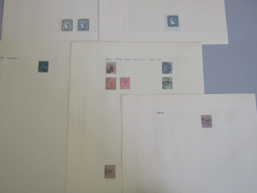MAURITIUS Collection on leaves mint and used including useful content - 5437
