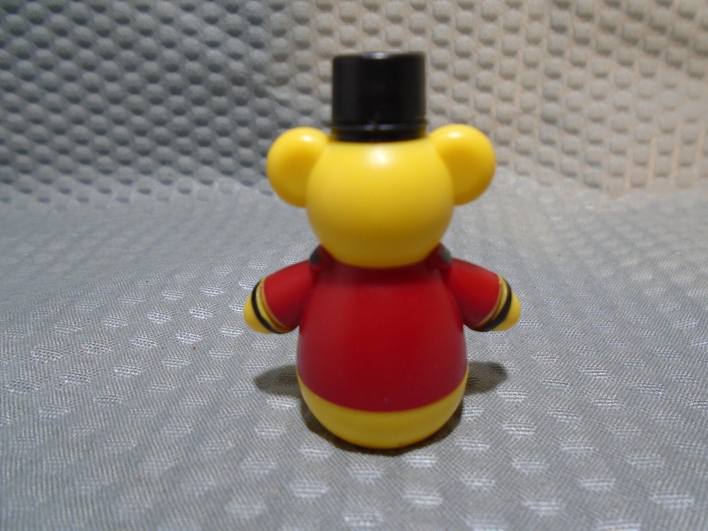 PLASTIC MINIATURE HOLIDAY BEAR 1.5" FIGURE UNBRANDED (MA524A)