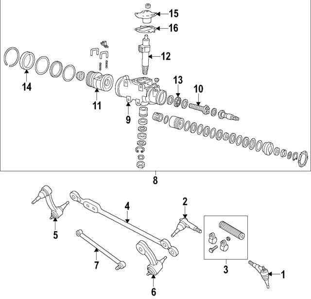 Genuine GM End Cap 07800715