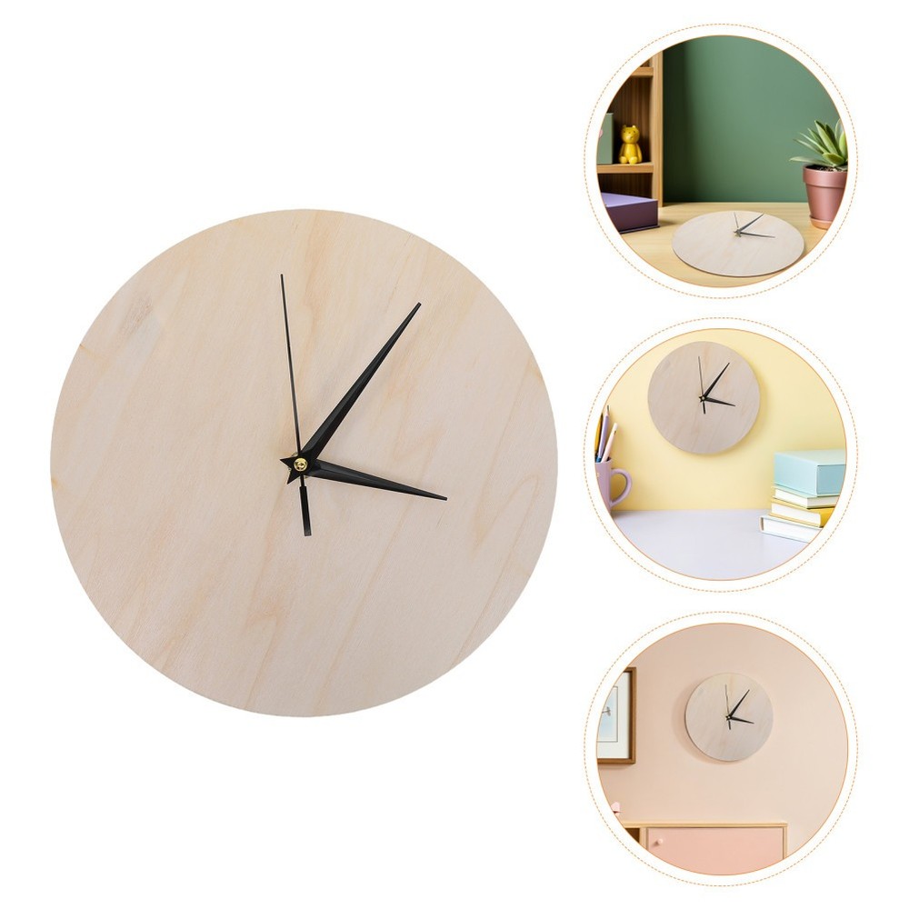 2 Pcs Clock Face Kit Diy Wall Faces for Crafts Making Accessories