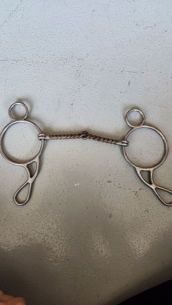 Twisted Snaffle Mouth Wonder Bit Gag Unbranded