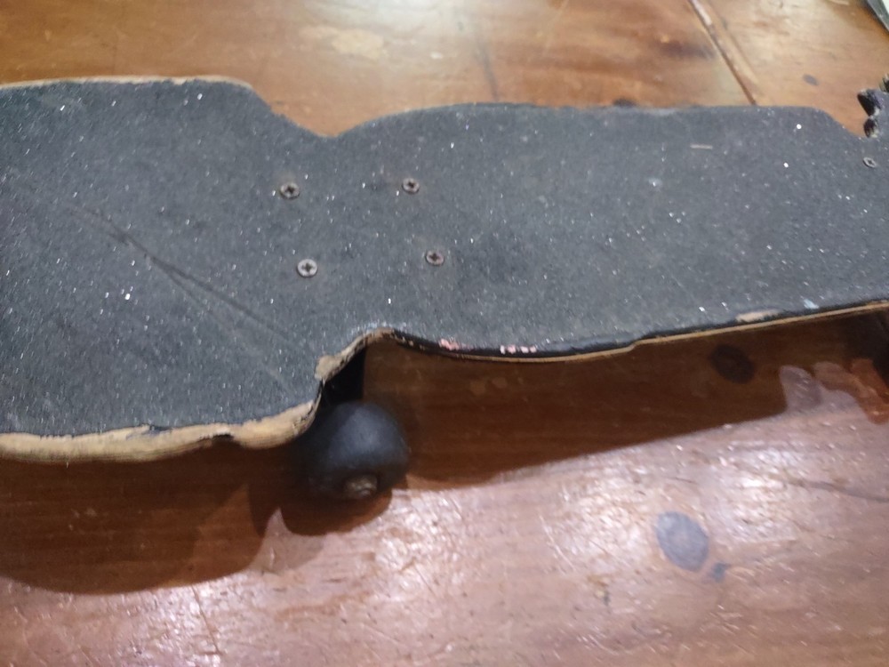 Rick and Morty Skateboard Shaped Deck Primitive. (scratches) Poor Condition