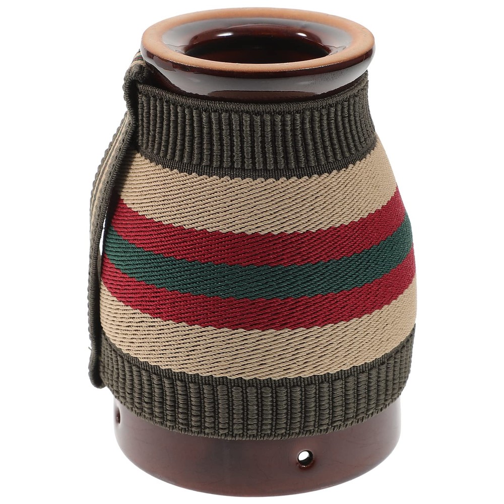 Cup Ceramic Burner Holder Moxa Box Scraping Can Cone Burning Tool Brown