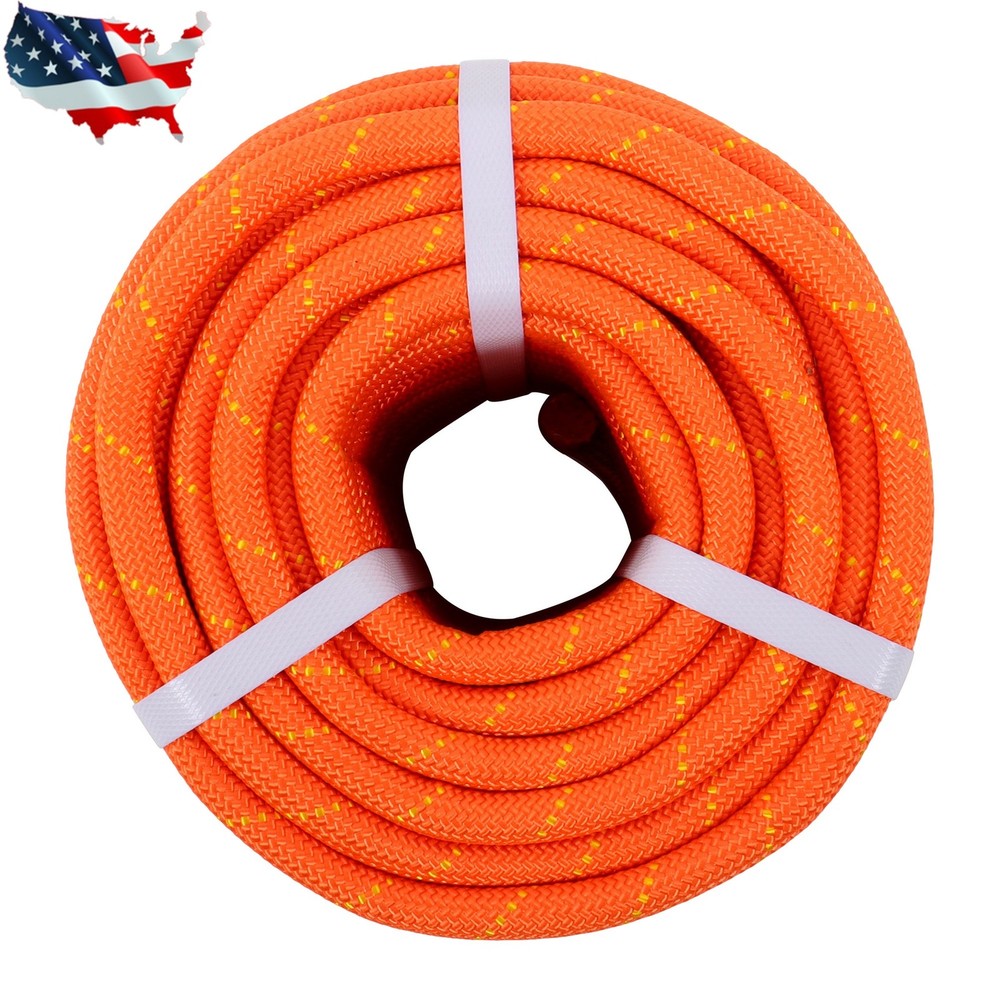 Pulling Rigging Line 1/2" × 125' Double Braid Nylon Polyester Arborist Bull Rope