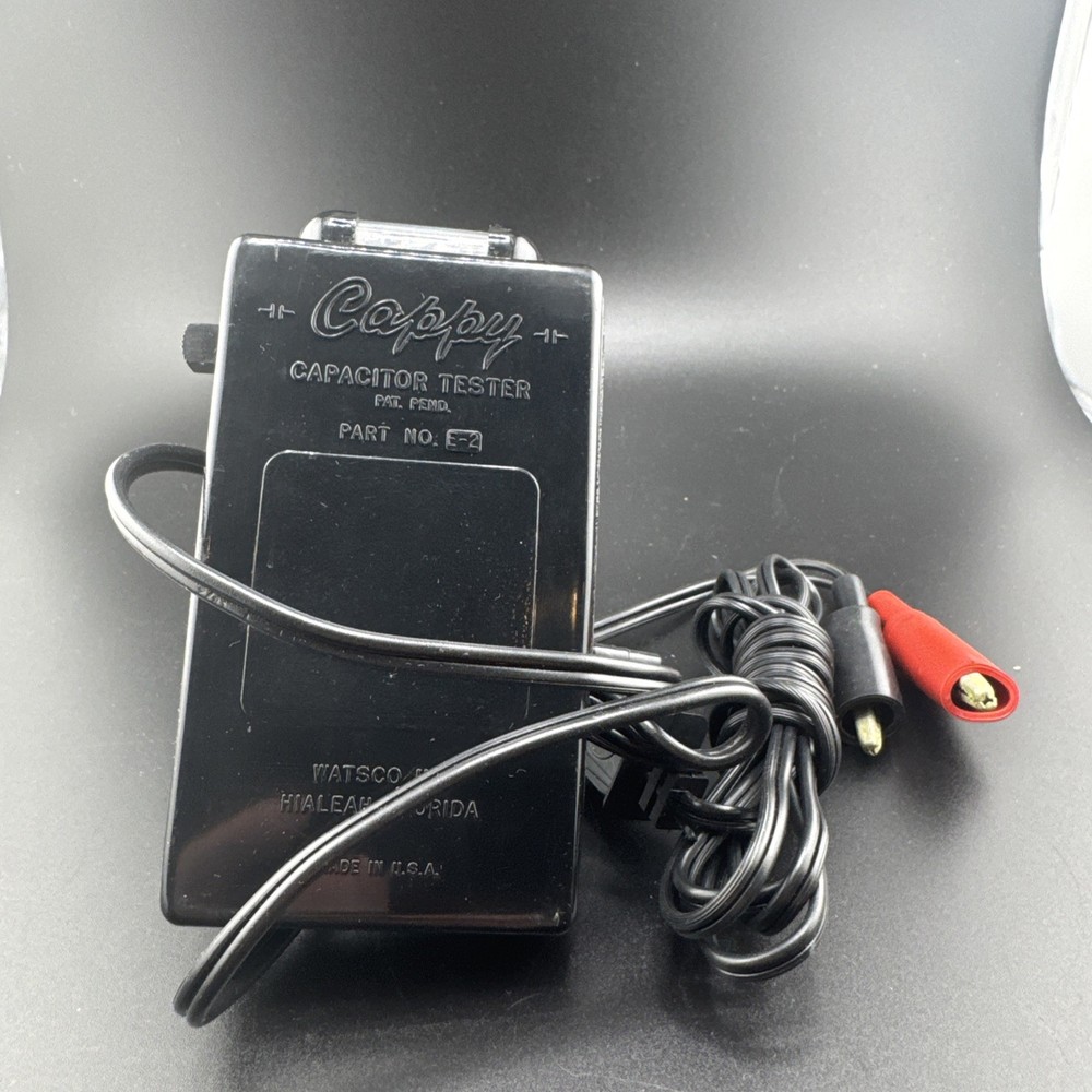 Vtg. Watsco Cappy Model No. E-2 Capacitor Tester
