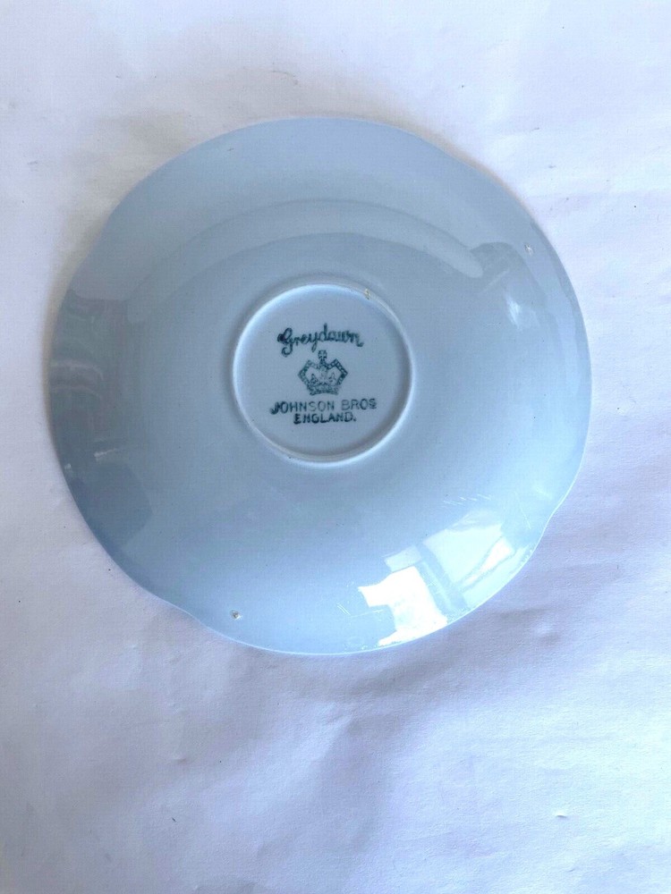 Johnson Bros. Solid Blue GREYDAWN 5 1/2" Replacement Saucer Only