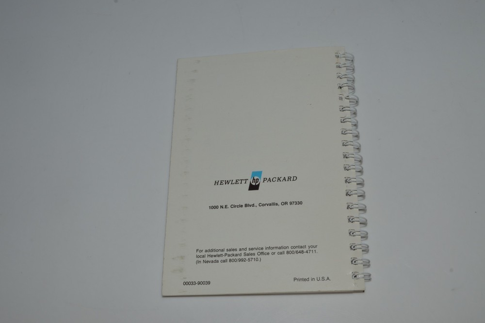 *CF* Hewlett Packard HP-33E/33C Owner's Handbook & Programming Guide (YBC20)