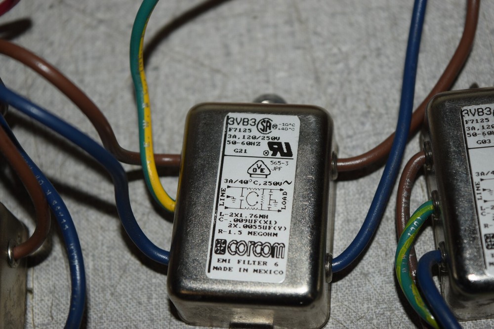 Corcom 3VB3 EMI Filter Lot of 3