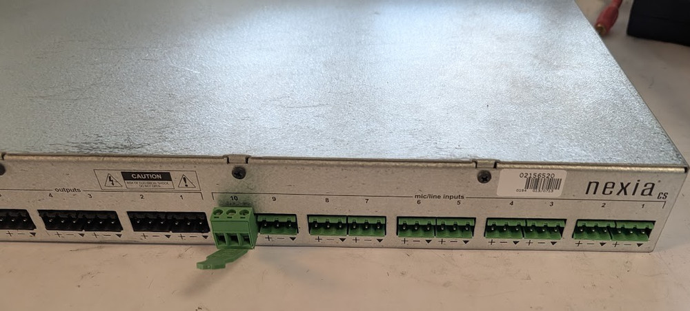 Biamp Nexia CS Conference System 10-Input 6-Output Digital Signal Processor