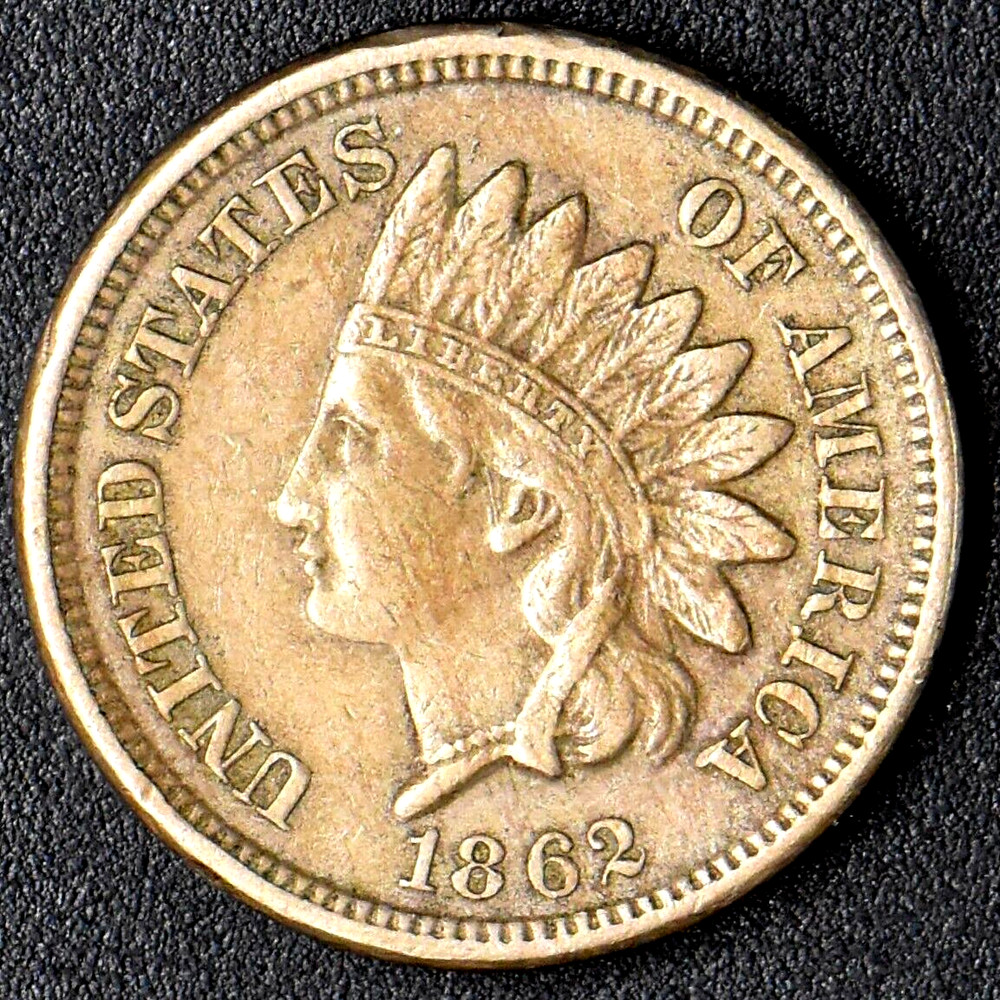 1862 Indian Head Penny 1C - COINGIANTS -