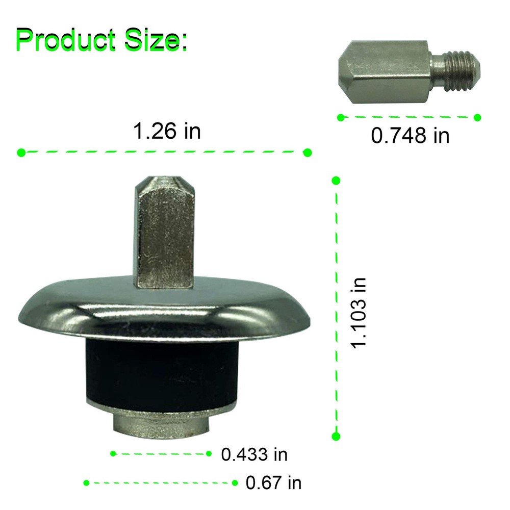 DTAIR Blender Coupling Stud Slinger Pin Kit Replacement for BLACK&SILVER