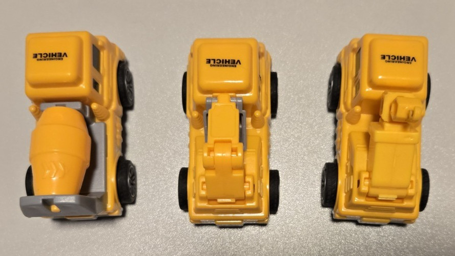 Construction Vehicles Pull and Go Toys Engineering Vehicle Lot Unbranded Plastic