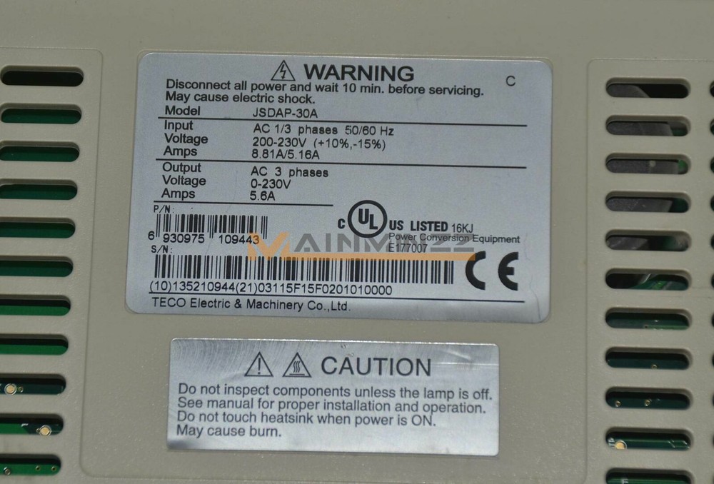 1PCS TECO Servo Drive JSDAP-30A  tested